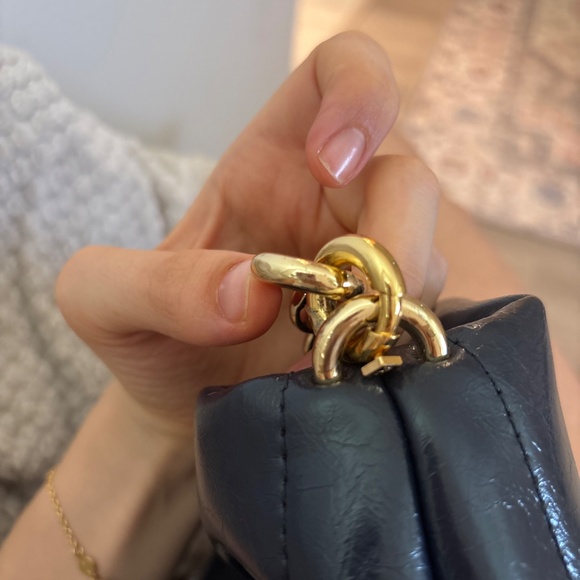 Purificacion garcia Bizcocho Bag navy blue - Picture 5 of 5